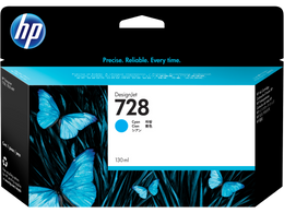 HP 728 130-ml Cyan DesignJet Ink Cartridge