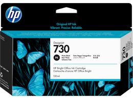 HP 730 130-ml Photo Black DesignJet Ink Cartridge