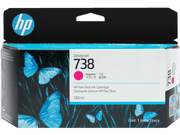 HP 738 130-ml Magenta DesignJet Ink Cartridge