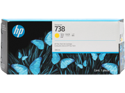 HP 738 300-ml Yellow DesignJet Ink Cartridge