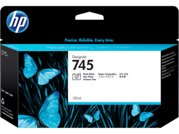 HP 745 130-ml DesignJet Photo Black Ink Cartridge