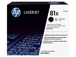 HP 81X High Yield Black Original LaserJet Toner Cartridge, CF281X