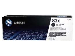 HP 83X High Yield Black Original LaserJet Toner Cartridge, CF283X