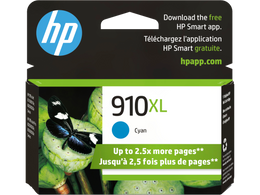 HP 910XL High Yield Cyan Original Ink Cartridge