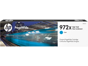 HP 972X High Yield Cyan Original PageWide Cartridge