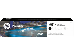 HP 981X High Yield Black Original PageWide Cartridge