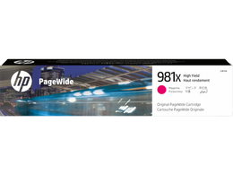 HP 981X High Yield Magenta Original PageWide Cartridge
