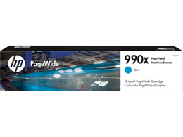 HP 990X High Yield Cyan Original PageWide Cartridge