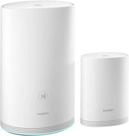 Huawei Home Wi-Fi Q2 Pro System (1 Base + 1 Satellite), Gigabit Powerline, Full Ge Ports, Seamless Roaming, Lower Latency - White