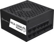 Silverstone Hela 1200R Fully Modular ATX Power Supply, Cybenetics Platinum, 1200W Max Output Power, Gen5 12VHPWR PCIe Connector, 135mm Silent FDB Fan, Active PFC, Black | SST-HA1200R-PM