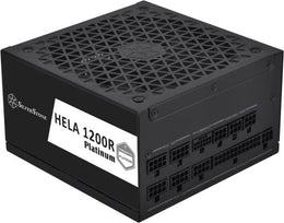 Silverstone Hela 1200R Fully Modular ATX Power Supply, Cybenetics Platinum, 1200W Max Output Power, Gen5 12VHPWR PCIe Connector, 135mm Silent FDB Fan, Active PFC, Black | SST-HA1200R-PM