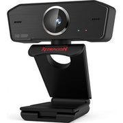 Redragon Hitman GW800 Streaming 1080p Webcam, With Built-in Dual Microphone, 360-Degree Rotation, 2.0 USB, Black | Hitman GW800