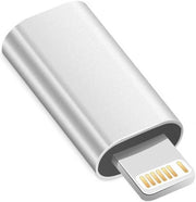 iSmart IC5 Micro USB to Lightning Charger & Adapter, Supports High-speed Data Transfer, Durable Design, Silver | IC5