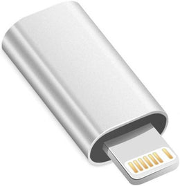 iSmart IC5 Micro USB to Lightning Charger & Adapter, Supports High-speed Data Transfer, Durable Design, Silver | IC5