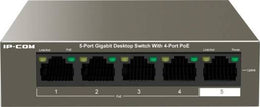 IP-COM G1105P-4-63W 5-Port Gigabit Desktop Switch with 4-Port PoE | G1105P-4-63W