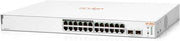 Aruba Instant On 1830 24-Port Gb | 12-Port Class 4 PoE Smart Switch (195W) - 24x 1G | 2X SFP | US Cord (JL813AABA)