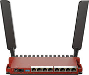 MikroTik L009 Router: IPQ-5018 CPU, Wi-Fi 6 Chip, AX600 Speed, 8x Gigabit Ethernet Ports, 1x 2.5G SFP Port, USB 3.0, Red | L009UIGS-2HAXD-IN