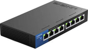 Linksys LGS108 Business 8 Port Desktop Gigabit Unmanaged Network Switch | LGS108