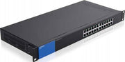 Linksys Business LGS124 24-Port Rackmount Gigabit Ethernet Unmanaged Network Switch | LGS124-UK