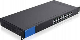 Linksys Business LGS124 24-Port Rackmount Gigabit Ethernet Unmanaged Network Switch | LGS124-UK