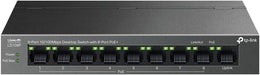 TP-Link 9-Port 10/100Mbps Desktop Switch with 8-Port PoE+, Plug and Play, Auto Recovery, Silent Operation (LS109P)