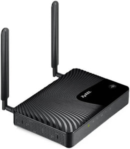 Zyxel N300 4G LTE SIM Slot Unlocked Wi-Fi Dual Band Router, 2 internal Antennas Up to 3 dBi, IEEE 802.11 b/g/n 2.4 GHz up to 300 Mbps, RJ45 LAN / 2FF mini SIM Slot, Black | LTE3301-M209