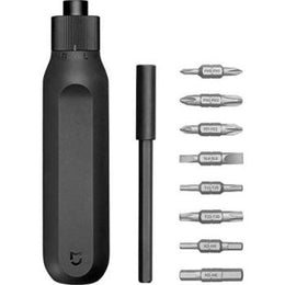Xiaomi 16 in 1 Ratchet Screwdriver Kit, Extension Pole 8 Screw Bits Precision, Portable Household Double Head Drill Repair, Black / Silver | MJJLLSD002QW