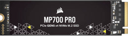 Corsair 4TB MP700 PRO NVMe PCIe 5.0 M.2 Internal SSD, 12400 MB/s Sequential Read Speeds & 11800 Sequential Write Speeds, 3D TLC NAND Technology, 1.6 Million Hours MTBF, Black | CSSD-F4000GBMP700PNH