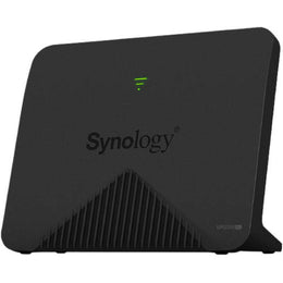 Synology Tri-Band Mesh WiFi Router, Gigabit WAN Port, 2.13 Gb/s, 2 x Antennas, 2.4/5 GHz Bands, MU-MIMO, WPS, Guest Network, Black | MR2200ac
