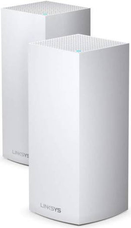 Linksys Mx8400 Velop Mesh Wifi 6 System (Ax4200), 2-Pack, White, 6000 sq ft Coverage, 3.5X Faster Speed, 80+ Devices