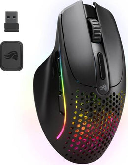 Glorious Model I 2 Wireless Gaming Mouse, Glorious BAMF 2.0 Optical Sensor, 26000 DPI Resolution, 1ms (1000Hz) with Motion Sync, 2m Ascended Cable, 650 IPS Max Speed, Matte Black | GLO-MS-IWV2-MB