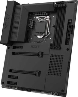 NZXT N7 Z490 Intel Z490 chipset (Supports 10th Gen CPUs) ATX Gaming Motherboard, Integrated I/O Shield, Intel Wireless-AX 200, Bluetooth V5.1, Black | N7-Z49XT-B1