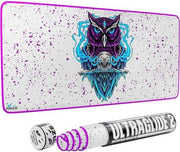 Maze 2XL Extended Mouse Pad/Mat, 36'' x 18'' x 0.2'' Dimension, 5mm Thick, Ultraglide 2, Waterproof, Anti-Fray, Anti-Slip, Smooth Surface for Maximum Control and Speed, Night OWL-W | PH-0A1Z-6HP9