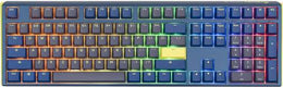 Ducky One 3 DayBreak Full Size 100% Mechanical Keyboard, Cherry MX Blue Switch, Hot-Swappable, Dual-Layer PCB, Anti-Ghosting, Detachable Type-C Cable, ENG-ARAB Layout, Blue | DKON2108ST-CARPDDBBHHC1