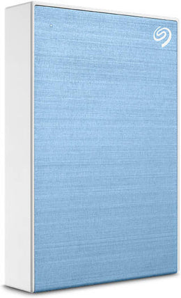 Seagate 2TB One Touch With Password USB 3.2 Gen 1 External Hard Drive, 2.5-Inch Form Factor, Bus Powered, Includes USB 3.0 Cable, Formatted exFAT for Windows & Mac, Light Blue | STKY2000402