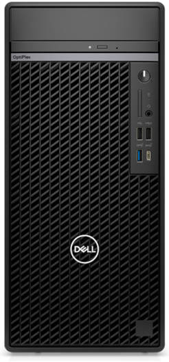 Dell OptiPlex 7010 MT Desktop Computer, Intel Core i7-13700 Processor, 8GB DDR5 RAM, 512GB SSD Storage, Intel Graphics, Free DOS, Black