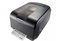 Honeywell PC42T Plus Thermal Transfer Desktop USB Barcode Printer, 4 IPS Print Speeds, 203 DPI Resolution, 68mm Roll Diameter, 300m Ribbon Length, Black | PC42TPE01013