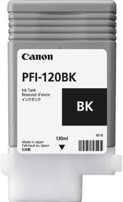 Canon PFI-120 Black Ink Cartridge, 130ml, For imagePROGRAF TM-200,TM-300 & TM-305, Black | 2885C001AA