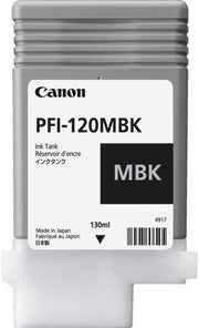 Canon PFI-120 Ink Cartridge, 130ml, For imagePROGRAF TM-200,TM-300 & TM-305, Matte Black | 2884C001AA