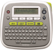 Brother PT-D200 Thermal Transfer Label Printer, Up to 12 mm Labels, 20mm / sec Print Speed, 180 dpi, Graphical Display, ENG, ARB, Farsi QWERTY, For Home & Small Office | PTD200AR
