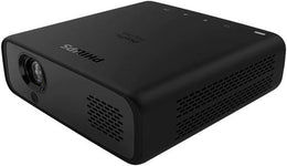 Philips PicoPix Max One Full HD Portable DLP Pico Projector, Up to 120'' Picture, Up to 30,000-Hour LED Life, 2x 4W Built-in Speakers & 5h Battery, HDMI / USB Type-C, Black | PPX520/INT
