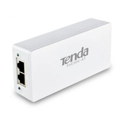 Tenda Gigabit PoE 30W RJ-45 Adapter/Injector, IEEE 802.3at/af Compliant, Distance Up to 100 Meters/328 Feet, 1000Mbps, Plug & Play, UL Certified, White | PoE30G-AT