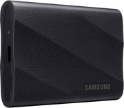 SAMSUNG 2 TB T9 USB-C 3.2 Gen 2x2 Portable SSD, Up to 2000 MB/s Sequential Read Speed & 1950MB/s Seq Write Speed, PCIe NVMe Technology, 256-Bit AES, Universal Compatibility, Black | MU-PG2T0B/WW