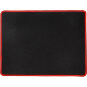 Logilily Gaming Mousepad, Waterproof Black/Red 30 x 24 cm | Q-1