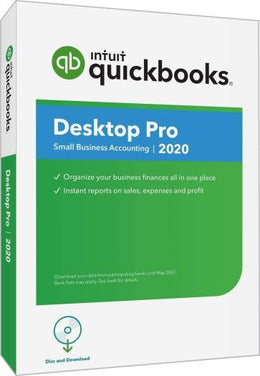 Intuit QuickBooks PRO UK Edition 2020 - 2 User (VAT Compliant), Activation Key I Digital Download I QBPRO2020UK2U