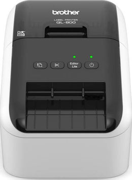 Brother QL-800 High-Speed Professional Label Printer, Lightning Quick Printing, Plug & Label Feature, Brother Genuine DK Pre-Sized Labels, Multi-System Compatible | QL-800