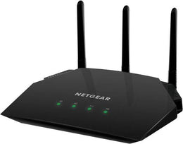 NETGEAR R6850 AC2000 Dual Band Gigabit WiFi Router with MU-MIMO, 2.4GHz & 5GHz, Up to 2000 Mbps WiFi Speed, Advanced QoS, High-power Antennas, USB 2.0 / Gigabit Ethernet, Black | R6850-100PES