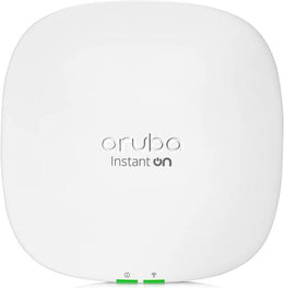 Aruba Instant AP25 .11ax 4x4 Wi-Fi AP, 5374 Mbps Throughput, 160mhz Bandwidth, 2.5G Ethernet, White (POE and Power Source Excluded) | R9B28A