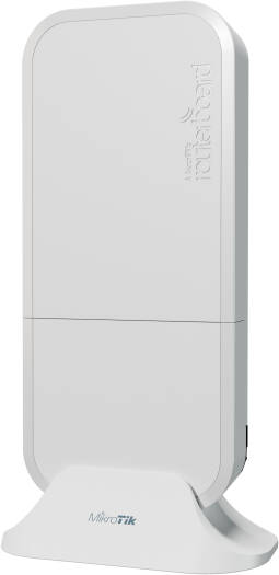 MikroTik Dual-Band Wireless AP, 2x GbE ports, Dual-Chain & Dual-Band, Quad-Core CPU, 128mb RAM, PoE-In, White | RBwAPG-5HacD2HnD