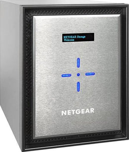 NetGear 6 Bay, Each bay upto 16TB, Desktop NAS, Intel D-1521 Quad Core Xeon Server Processor 2.4GHz, 8GB DDR4 ECC RAM, 2xUSB3.0, 1xUSB2.0, 2x1G Ethernet Port, 2x10G Ethernet Port | RN626X00